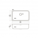 Мойка OMOIKIRI Omi 76-U/I-IN нержавеющая сталь (4993500)