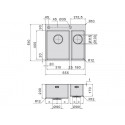 Мойка Falmec Garda 31+18 (SGA3118F.00#SSF)