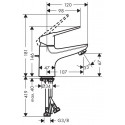 Смеситель для раковины hansgrohe Novus Loop 71080000