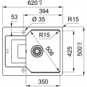 Мойка Franke UBG 611-62 серый камень (114.0595.331)