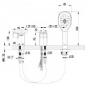 Смеситель Lemark Shift LM4347C для ванны