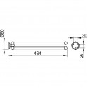 Полотенцедержатель двойной, поворотный Keuco Astor 02118010000