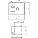 Мойка кухонная Teka STONE 45 S-TG 1B 1D Белый Арктик
