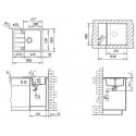Мойка кухонная Teka Astral 45-B-TG Topaz