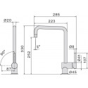 Смеситель Falmec EASY SQUARE Chrome (MEAS.00#CHF)