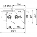 Мойка Franke UBG 651-78, бежевый (114.0595.467)