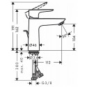 Смеситель для раковины hansgrohe Talis E 71710700