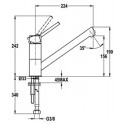 Смеситель Teka AUK 913 хром (art.509130210)