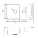 Мойка OMOIKIRI Mizu 78-2-IN, оборачиваемая, нержавеющая сталь (4973731)