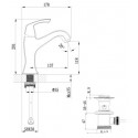 Смеситель для раковины Lemark Nuriba LM6206ORB