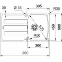 Мойка Franke AZG 611-86, белый (114.0489.160)