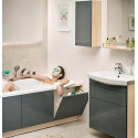 Акриловая ванна Cersanit Smart 170x80 L + ножки