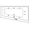 Акриловая ванна Excellent Sfera Slim WAEX.SFP17S.SMART R 170х100 см