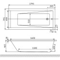 Акриловая ванна Excellent Wave Slim WAEX.WAV18S.RELAX 180x80