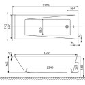 Акриловая ванна Excellent Wave WAEX.WAV18.SOFT 180x80