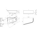 Акриловая ванна Ravak Chrome CA51000000 160x105 L
