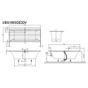 Акриловая ванна Villeroy & Boch Squaro Edge 12 UBQ180SQE2DV-01 180x80 alpin