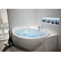 Акриловая ванна Акватек Эпсилон 150 EPS150-0000005 с гидромассажем и экраном