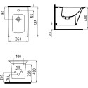 Биде подвесное Bien Lotus LTBA05401VD1W3000