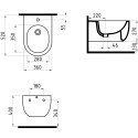 Биде подвесное Bien Vokha MDBA05201VD1B7000 черное матовое