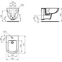 Биде подвесное Ideal Standard Tempo T510001