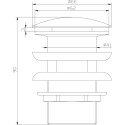 Донный клапан для раковины Lemark Jasmine LM6680ORB