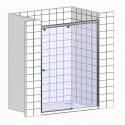Душевая дверь в нишу Good Door Infinity WTW-140-C-CH