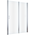 Душевая дверь в нишу Vegas Glass EP-F-1 135 08 10 R профиль глянцевый хром, стекло сатин