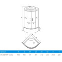 Душевая кабина Erlit Comfort ER3509TPF-C4-RUS