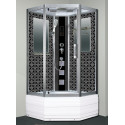 Душевая кабина Niagara Lux 7798B серебристый матовый, черный