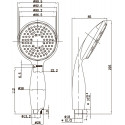 Душевая лейка Lemark Люкс LM8001C