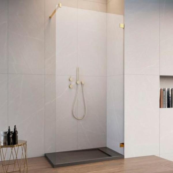 Душевая перегородка Radaway Essenza Pro 8 Gold Walk-in 105x200