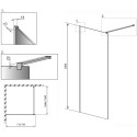 Душевая перегородка Radaway Modo New II 75