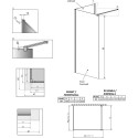 Душевая перегородка Radaway Modo New IV 130x85