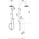 Душевая стойка Argo Victoria AGD 25.1143 C