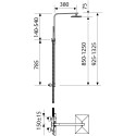 Душевая стойка Clever Nine Xtreme 60791