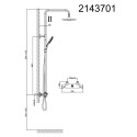 Душевая стойка D&K Potsdam DA2143701B14