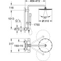 Душевая стойка Grohe Rainshower System 310 27966000