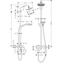 Душевая стойка Hansgrohe Croma 100 27154000