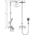 Душевая стойка Hansgrohe Raindance Select E 360 27113000 Showerpipe