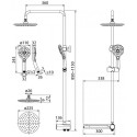 Душевая стойка IDDIS Ray RAYSW3Fi76