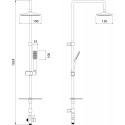 Душевая стойка Lemark LM8804C