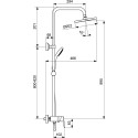 Душевая стойка Vidima Balance BA271AA