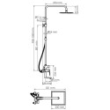 Душевая стойка Wasserkraft Glan A16701