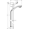 Душевой гарнитур Hansgrohe Crometta 85 Multi 27766000 Unica Crometta