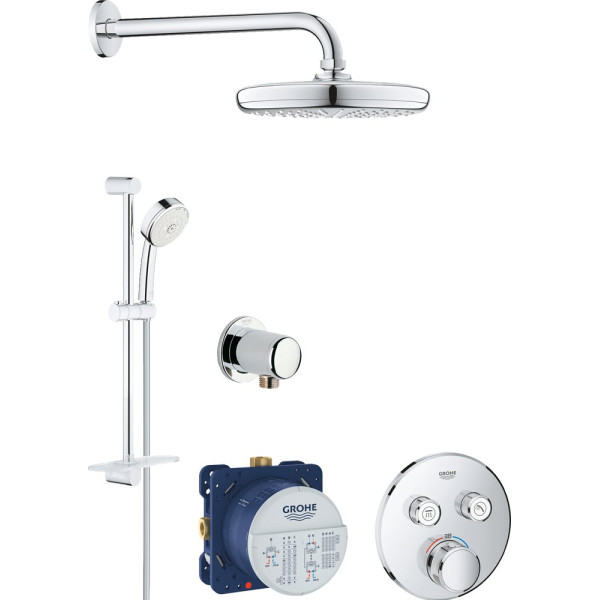 Душевой комплект Grohe Grohtherm SmartControl 29119000 + 35600000 + 27929002 + 26412000