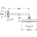 Душевой комплект Grohe Grohtherm SmartControl 29119000 + 35600000 + 27929002 + 26412000