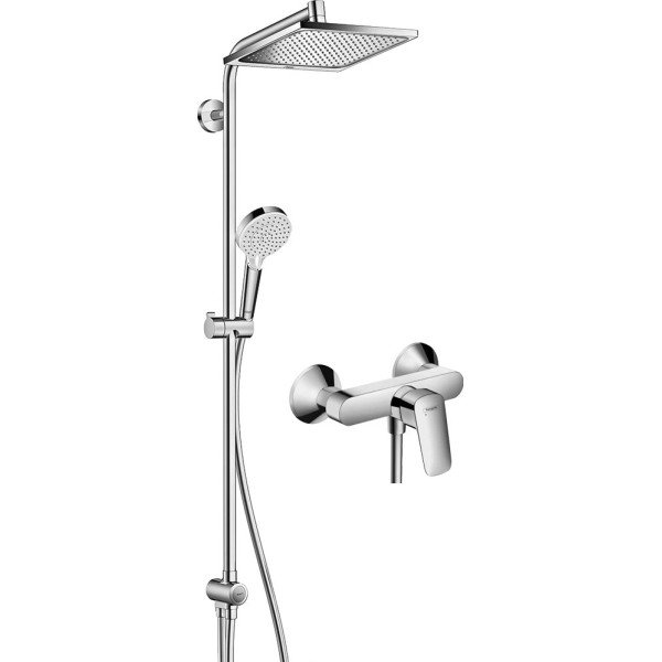 Душевой комплект Hansgrohe Logis 71600000 + 27289000