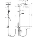 Душевой комплект Hansgrohe Logis 71600000 + 27289000