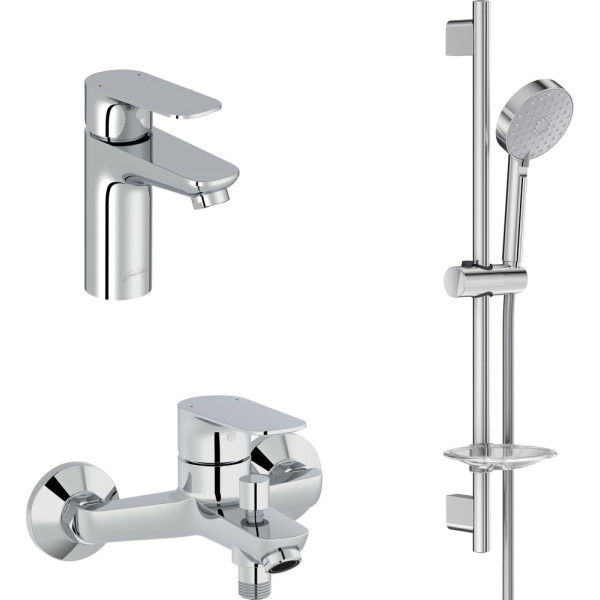 Душевой комплект Jacob Delafon Oscar E29842-CP + E29844-CP + E99898RU-CP